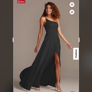 Black formal dress